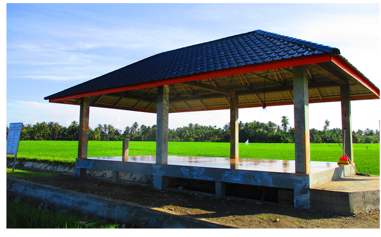 Saung Tani "HARAPAN MAJU" Gampong Meunasah Timu diresmikan oleh Kadis Pertanian Kab.Bireuen.